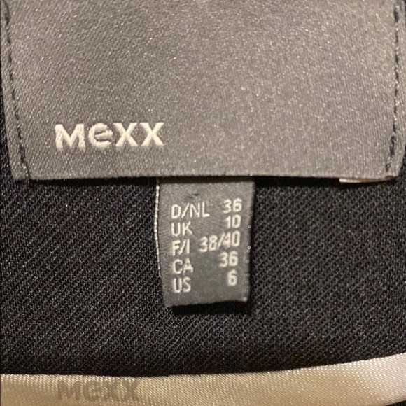 Mexx Wool Blend Dark Gray Blazer Tailored Fit Notched Lapel Y2K Vintage 90’s - Picture 5 of 16